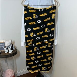 Green Bay Packers Black and Yellow Women's Skirt
